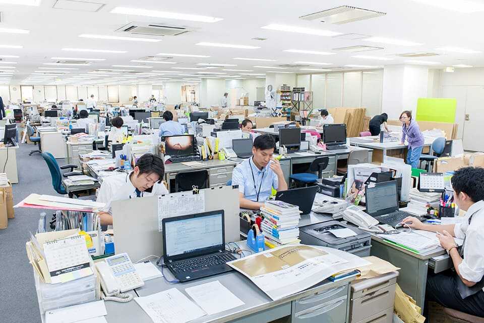 東京池袋の印刷営業部オフィスから格安のお見積りをお届けします